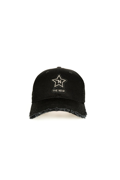 Casquette THE NEW noire - vue devant - édition limitée 50 exemplaires

